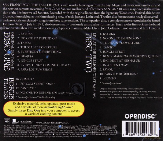 Santana: Santana III [2CD]