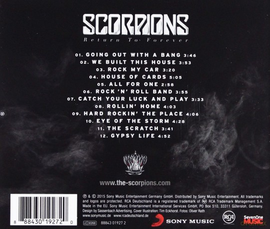 Scorpions: Return to Forever [CD]