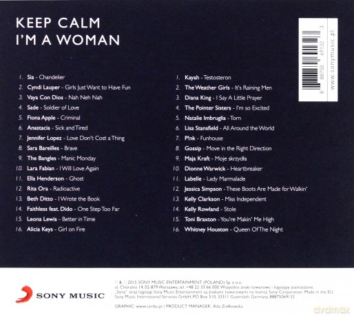 Keep Calm I'm a Woman [CD]