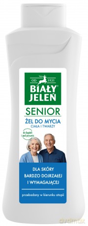 BIAŁY JELEŃ Senior Żel do mycia ciała i twarzy 750 ml
