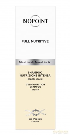 BIOPOINT Full Nutritive Szampon do włosów intensywnie odżywiający 200 ml