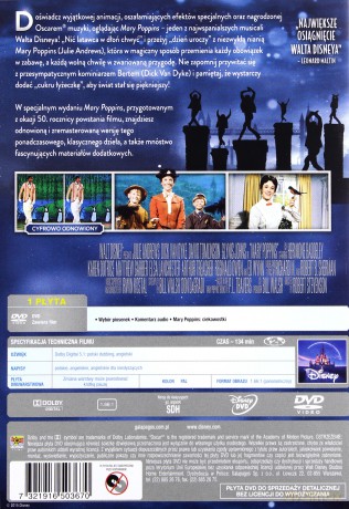 Mary Poppins (50 rocznica filmu) (Disney) [DVD]
