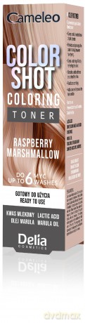 DELIA Cameleo Color Shot Toner do włosów Raspberry Marshmallow 75 ml