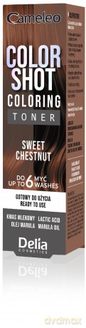 DELIA Cameleo Color Shot Toner do włosów Sweet Chestnut 75 ml
