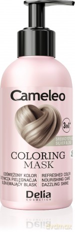 DELIA Cameleo Maska koloryzująca do włosów 3w1 Srebrzysty blond 120 ml