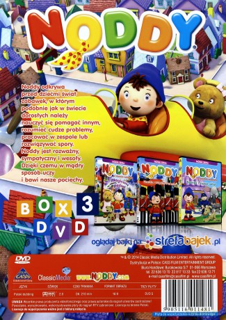 Noddy BOX: Magiczny pędzel / Noddy i Wielka Parada / Noddy Bampi i super pilot [BOX] [3DVD] 