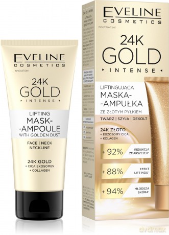 EVELINE 24K Gold Intense Maska-ampułka lift.50ml