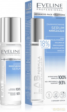 EVELINE Lab Formula Zaawansowane serum nawilżające 30 ml