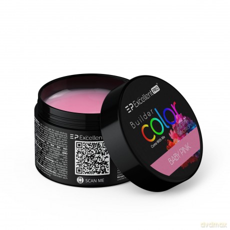 EXCELLENT PRO Builder Color With Thixotropy Pastel Baby Pink 15g
