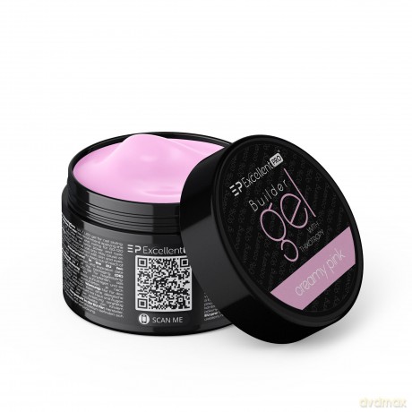 EXCELLENT PRO Builder Gel with Thixotropy Creamy Pink 50g