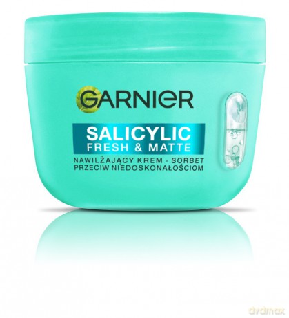 GARNIER Salicylic Fresh Matte Nawilżający Krem - sorbet przeciw niedoskonałościom 85 ml
