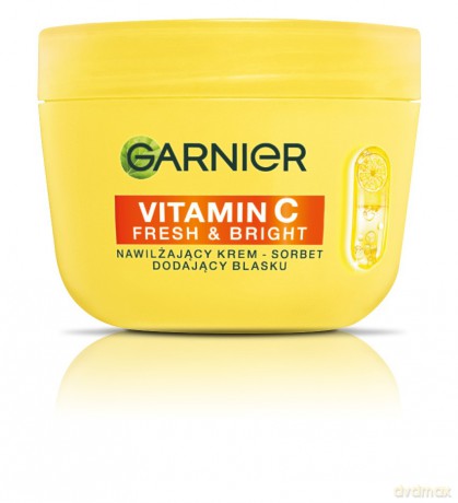 GARNIER Vitamin C Fresh Bright Nawilżający Krem - sorbet dodający blasku 85 ml
