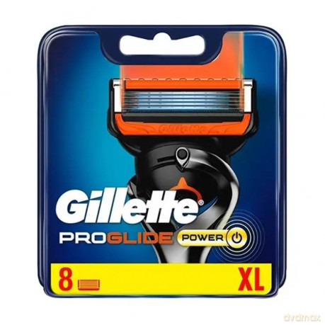 GILLETTE Fusion 5 Proglide Power Ostrza wkłady wymienne do maszynki do golenia dla mężczyzn 1 op. - 8 szt.