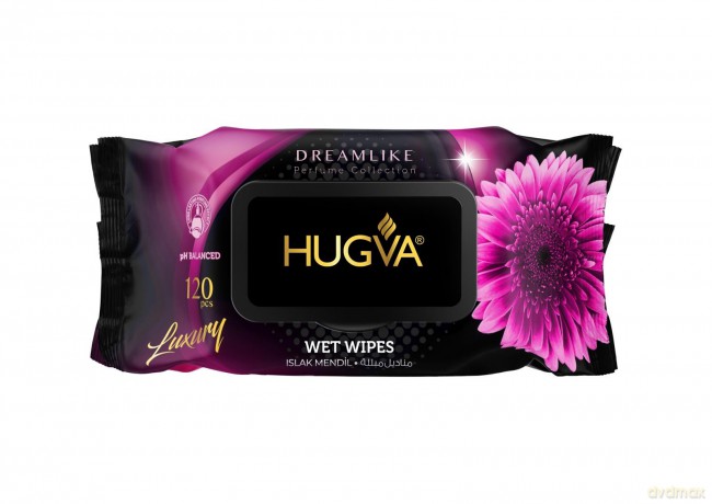 HUGVA Chusteczki nawilż.perfum.120szt Dreamlike
