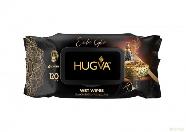 HUGVA Chusteczki nawilż.perfum.120szt Exotic Glow