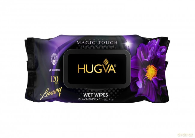 HUGVA Chusteczki nawilż.perfum.120szt Magic Touch