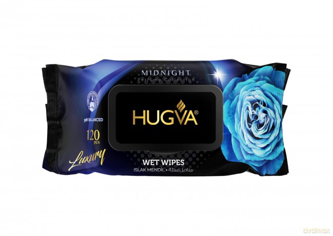 HUGVA Chusteczki nawilż.perfum.120szt Midnight