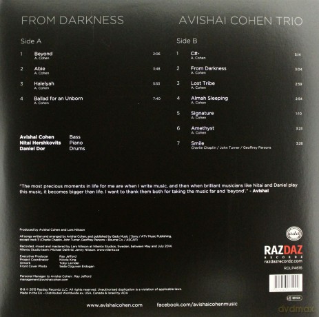 Avishai Trio Cohen: From Darkness [Winyl]