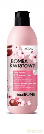 JOANNA Bomba Kwiatowa Energizujący żel pod prysznic Kwiat wiśni 500 ml