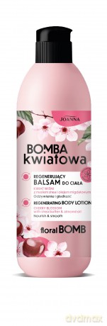 JOANNA Bomba Kwiatowa Regenerujący balsam do ciała Kwiat wiśni 500 g
