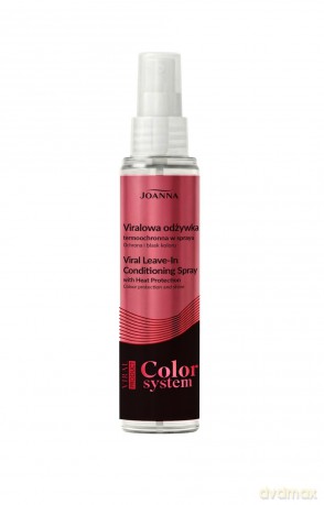 JOANNA Color System Viralowa odżywka termoochronna w spray'u do włosów farbowanych 150ml