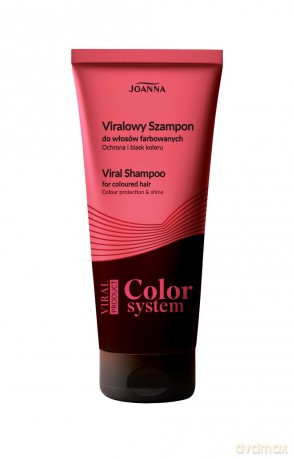 JOANNA Color System Viralowy szampon do włosów farbowanych 260 ml