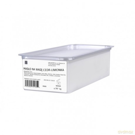 KANU Masło do ciała 780g Cedr Limonka