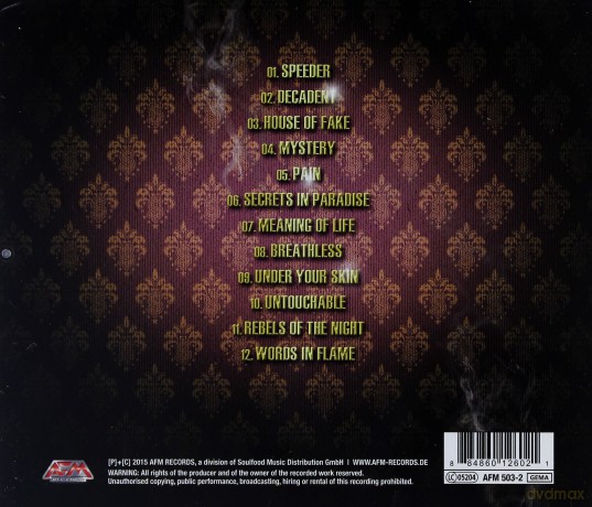 U.D.O.: Decadent [CD]