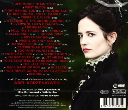 Penny Dreadful Soundtrack (Abel Korzeniowski) [CD]