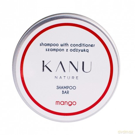 KANU Szampon w kostce 75g Mango w puszce