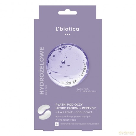 LB L`biotica Płatki p/oczy hydrożelowe Peptydy