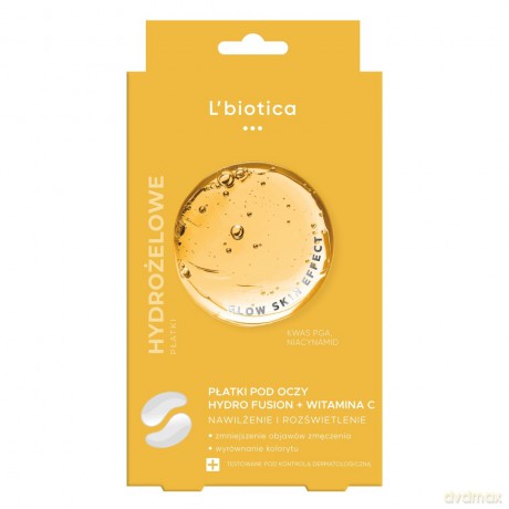 LB L`biotica Płatki p/oczy hydrożelowe Wit C