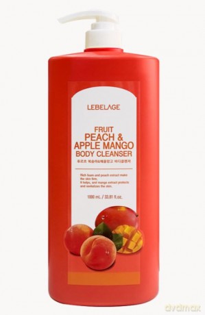 LEBELAGE Żel d/ciała FRUIT PEACHAPPLE MANGO 1000m