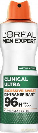 LOR MEN DEO spray 150ml Clinical Ultra 96h