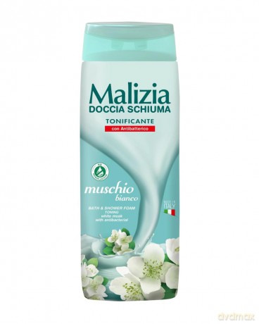 MALIZIA Żel pod prysznic i do kąpieli Białe piżmo 300 ml