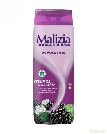 MALIZIA Żel pod prysznic i do kąpieli Jeżyna i Piżmo 300 ml