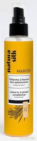 MARION Natura Silk Odzywka 2-fazowa bez spłukiwania Włosy łamliwe Ryż 150 ml