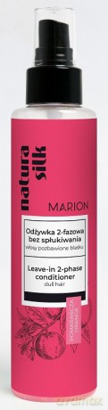MARION Natura Silk Odzywka 2-fazowa bez spłukiwania Włosy pozbawione blasku Pomarancza 150 ml