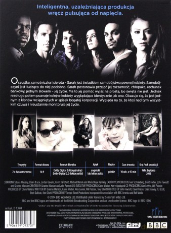 Orphan Black sezon 1 [2DVD] 