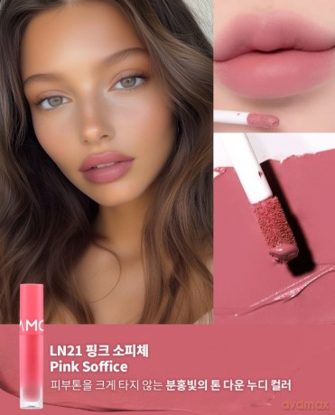MOOLDA Nudie Cloud Velvet Tint do ust LN21 Pink Soffice