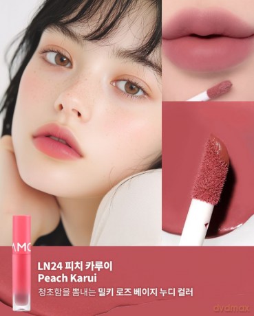MOOLDA Nudie Cloud Velvet Tint do ust LN24 Peach Karui