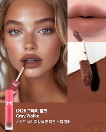 MOOLDA Nudie Cloud Velvet Tint do ust LN28 Gray Wolke
