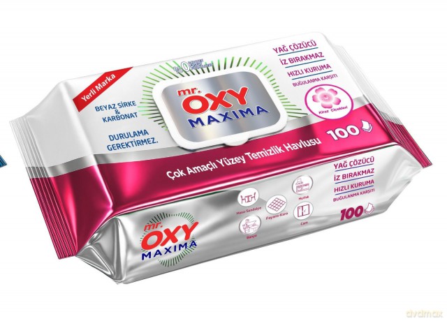 Mr.OXY MAXIMA Chust.d/czyszcz.Kwiat wiśni 100szt