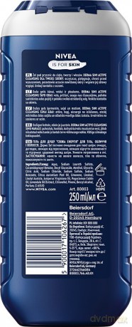 NIVEA MEN Energy Żel pod prysznic dla mężczyzn 3w1, 250 ml