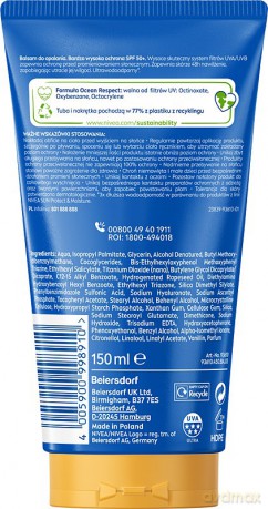 NIVEA SUN Balsam SPF 50 nawilżający Ultra 150ml