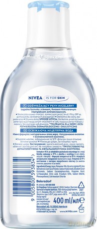NIVEA V Płyn 400ml micelarny cn 89256