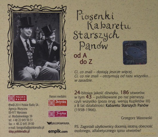 Kabaret Starszych Panów: Piosenki od A do Z [BOX] [6CD]