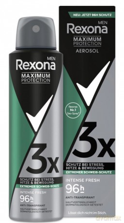 REXONA Men Intense Fresh Power Antyperspirant w sprayu dla mężczyzn, 150 ml