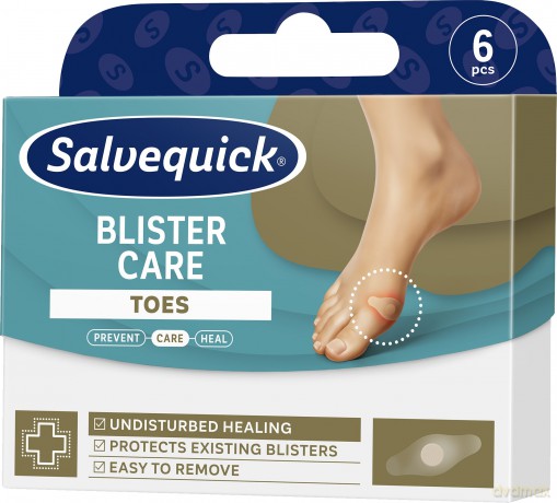 SALVEQUICK Plastry na palce Blister Care 6 szt.
