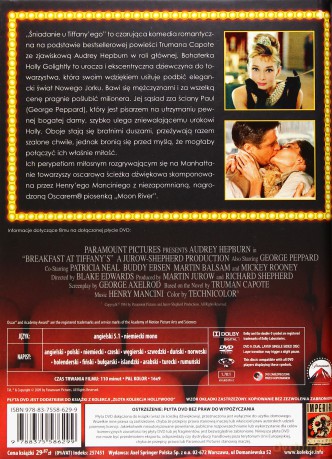 Śniadanie u Tiffany'ego / Rzymskie wakacje (booklet) Pakiet [2DVD]